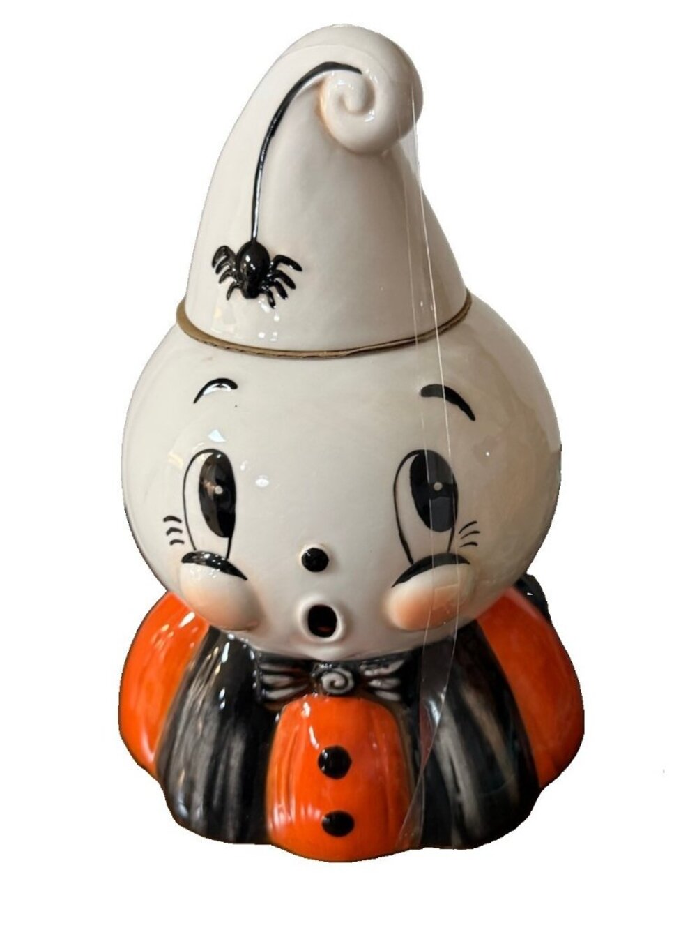 Johanna Parker Halloween GUS Ghost KOOKY SPOOKY Figural Cookie Jar 2026 Kitschy